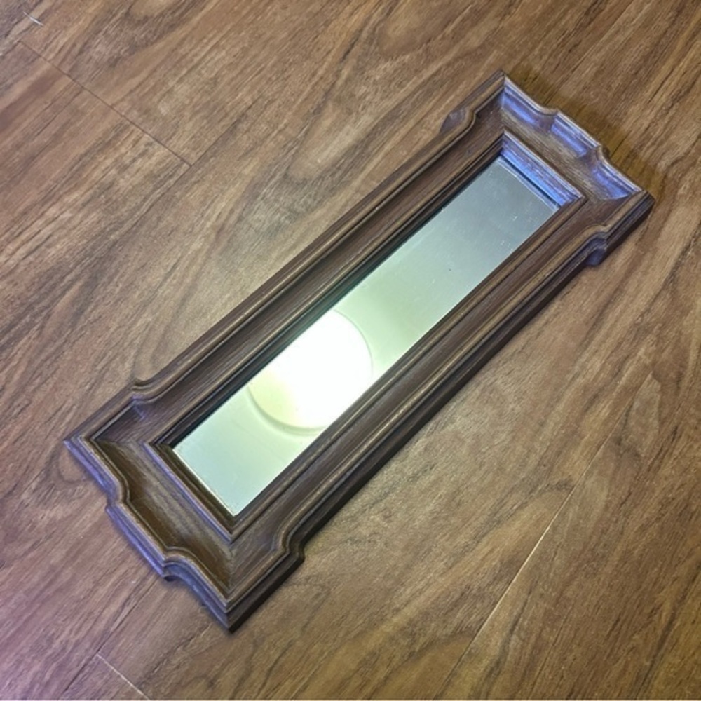 Elegant Brown Framed Wall Mirror Homeco made in Usa vintage
